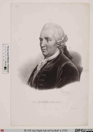 Bildnis Johann Georg Zimmermann (1786 Ritter von)