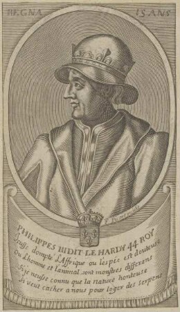 Bildnis von Philippes III., König von Frankreich