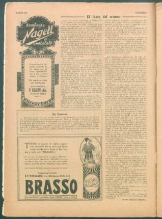 El texto del crimen
