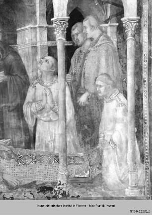 Kapellenausmalung : Martinsszenen : Tod des Heiligen