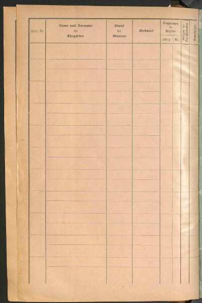 Standesamtsbuch der Stadt Aschaffenburg: Register Eheschließungen 1927 - 1929