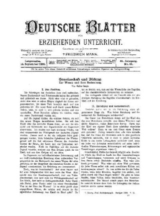 Gemeinschaft und Bildung : ihr Wesen und ihre Bedeutung