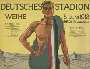 Deutsches Stadion. Weihe 8. Juni 1913 Berlin