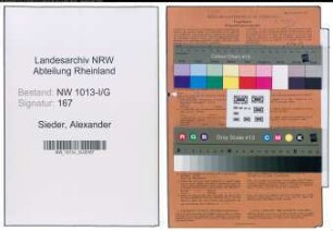 Entnazifizierung Alexander Sieder , geb. 13.08.1886 (Dachdecker)