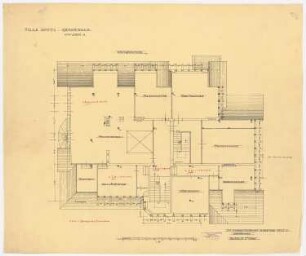 Villa Dotti, Berlin-Grunewald: Grundriss Dachgeschoss 1:50