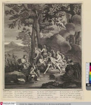 [Venus mit Aeneas an einem Teich]