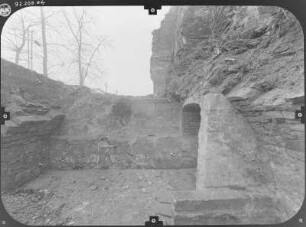 Dresden-Altstadt, Taschenberg 3. Ruine des Taschenbergpalais. Ausgrabungen