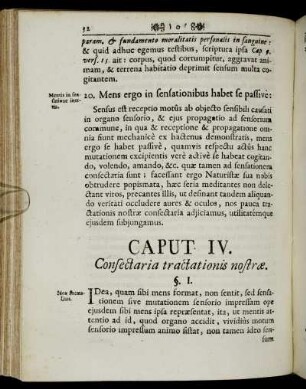 Caput IV. Consectaria tractationis nostræ.