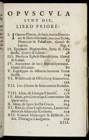 Opuscula Sunt Hic Libro Priore, Libro Posteriore