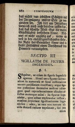 Sectio III. Sigillatim De Figuris Ingeniosis.