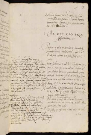 3. De Officio Professorum.