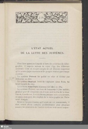 L´État Actuel De La Lutte Des Systèmes