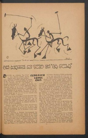 Un match de polo en "la Pola" : [Cuento deportivo]