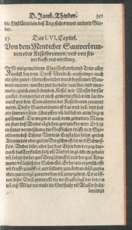 Das LVI. Capitel.