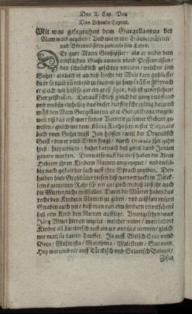 Das Zehende Capitel.