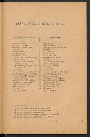 Obras de los mismos autores