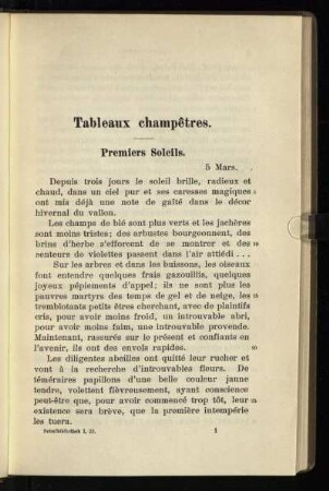 Premiers Soleils