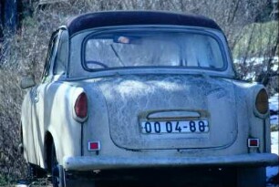 abgestellter Trabant 500 (?)