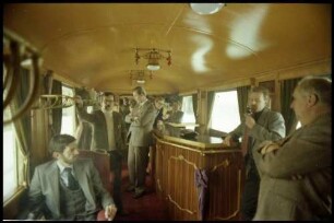 Gstaad: Gruppen im Belle Epoque Salonwagen