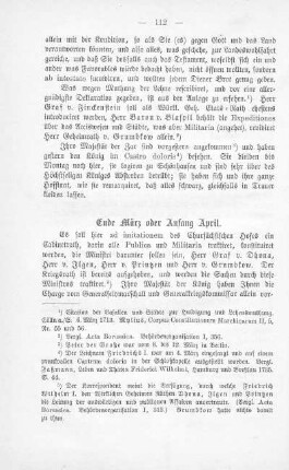 Ende März oder Anfang April