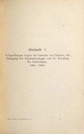 Urkunden und Actenstücke zur Geschichte des Kurfürsten Friedrich Wilhelm von Brandenburg, 11. Politische Verhandlungen ; Bd. 7