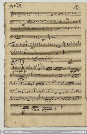 19. Anonymus, Andante, B-Dur