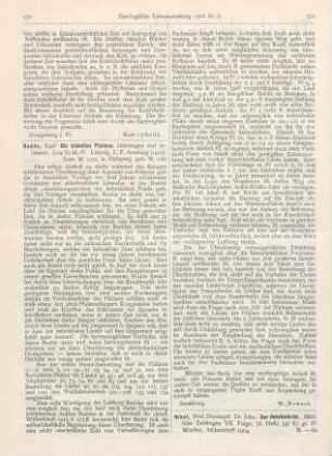172-173 [Rezension] Nikel, Johannes, Der Hebräerbrief. Biblische Zeitfragen VII. Folge, 6. Heft