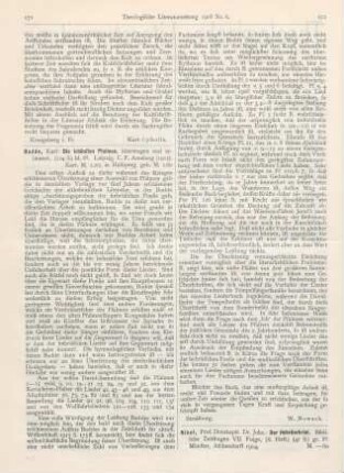 172-173 [Rezension] Nikel, Johannes, Der Hebräerbrief. Biblische Zeitfragen VII. Folge, 6. Heft