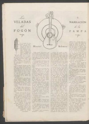 Las veladas del fogón : Narración de la Pampa