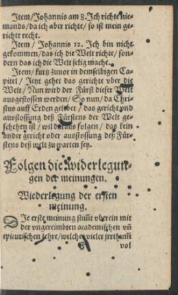 Wiederlegung der ersten meinung.