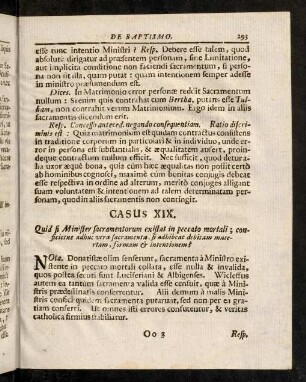 293-303, Casus XIX - XXII