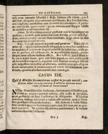293-303, Casus XIX - XXII