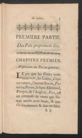 Premiere Partie. Des Pets proprement dits.