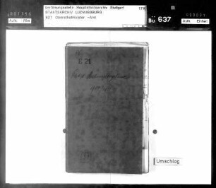 Etats- und Rechnungsergebnisse des Hofmarschallamts