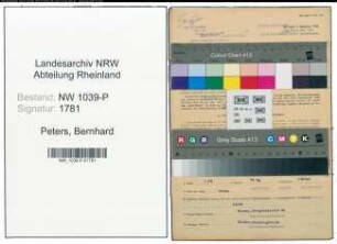 Entnazifizierung Bernhard Peters , geb. 26.09.1912 (Arbeiter)