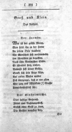 Zwölftes Stück, den 19. Septemb. 1795