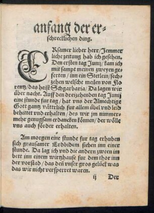 anfang der erschrecklichen ding.