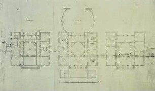 Entwurf für die Villa Rosa in Dresden