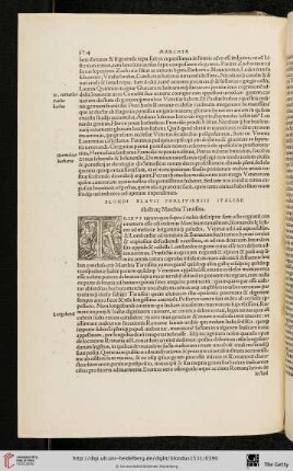 Blondi Flavii Forliviensis Italiae illustrate Marchia Taruisina