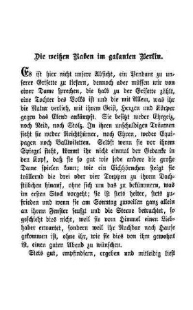 Die weißen Raben im galanten Berlin