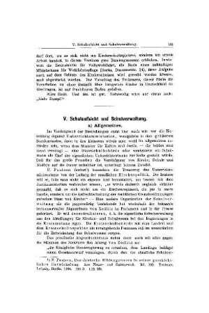 Schulaufsicht und Schulverwaltung