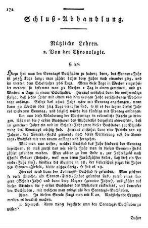 Schluß-Abhandlung. Nützliche Lehren