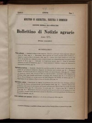 Gennaio. Num. 1.