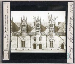 Josselin: Schloss, Fassade (Stoedtner-Nr. 24938)