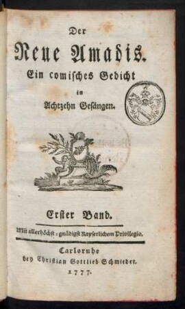 Bd. 1: Der Neue Amadis