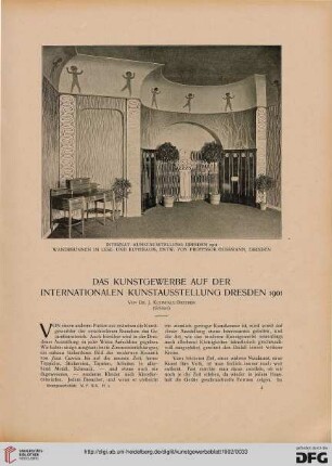 Das Kunstgewerbe auf der internationalen Kunstausstellung Dresden 1901, [2]