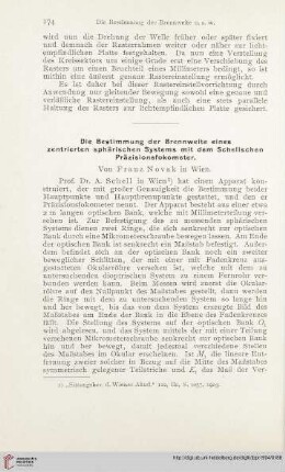 18: Die Bestimmung der Brennweite eines zentrierten sphärischen Systems mit dem Schellschen Präzisionsfokometer