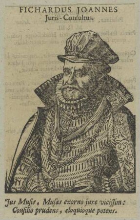 Bildnis des Fichardus Joannes