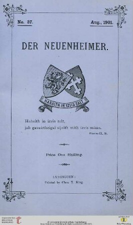 Heft Nr. [37] (August)