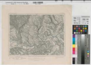 Deutsches Reich Karte des Deutschen Reiches Nr. 657 Waldshut 1893 1 : 100 000 28 x 37 Kartographische Abteilung der Preußischen Landesaufnahme Benkhausen